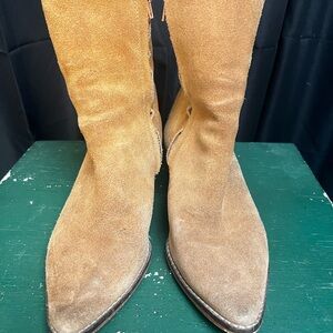 Matisse Tan Suede Heeled Boots